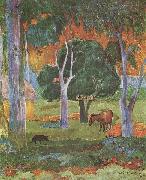 Paul Gauguin Landschaft auf La Dominique oil painting picture wholesale